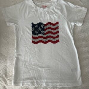 🎁Cat & Jack Girls Short Sleeve Shirt- Size Large🎁